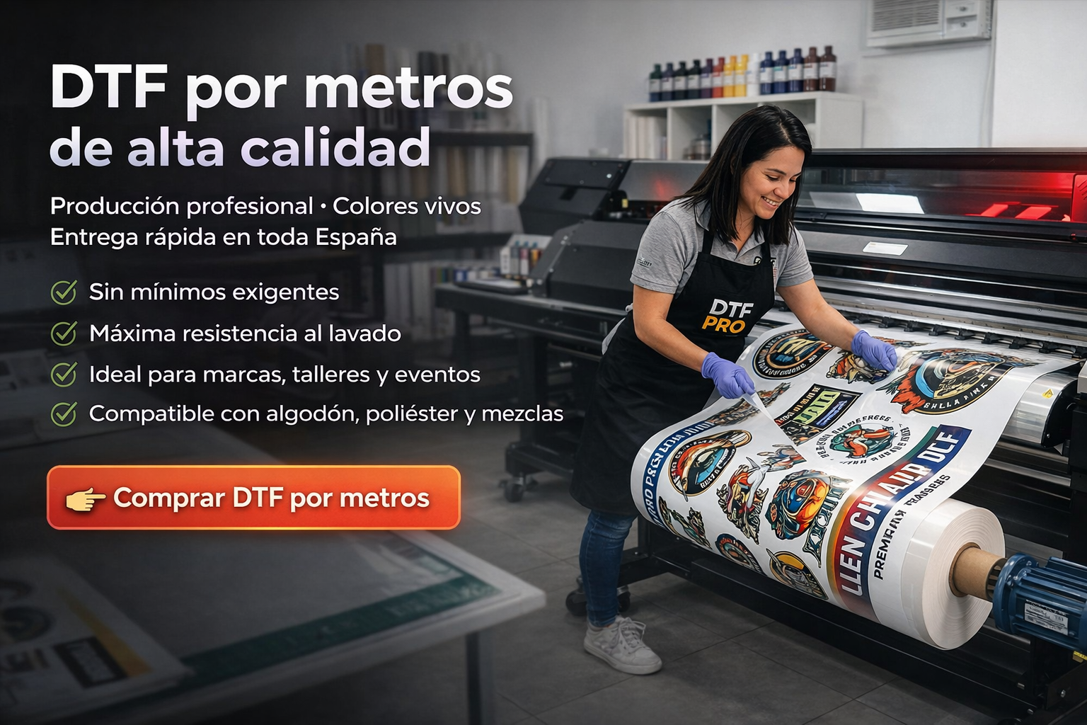 DTF por metros